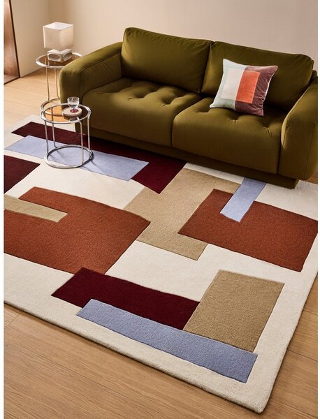 Ročno tkana volnena preproga 120x170 cm Venessla – MADE