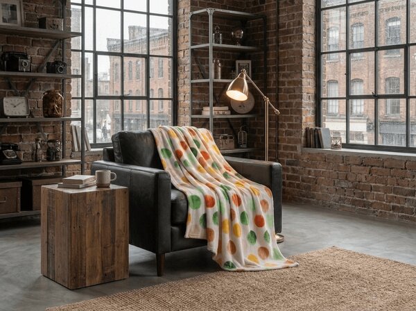 Odeja mikropliš DOTELLA, barvna Dimenzije: 200 x 220 cm