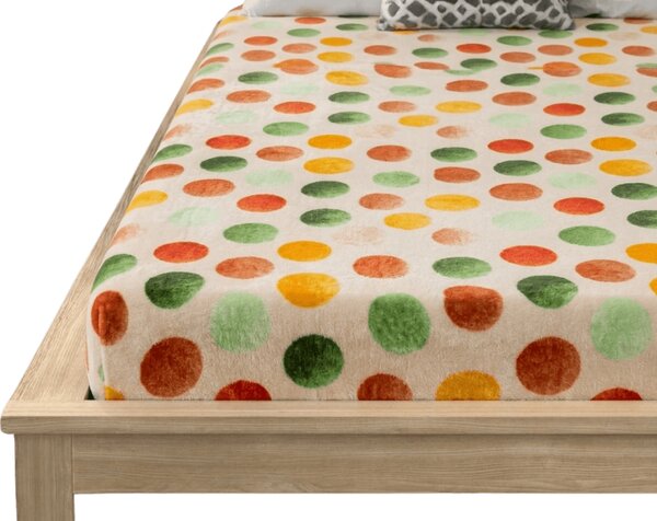 Rjuha mikropliš DOTTELA 90x200 cm barvna