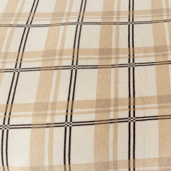 Rjuha iz mikropliša PLAID 90x200 cm kremna