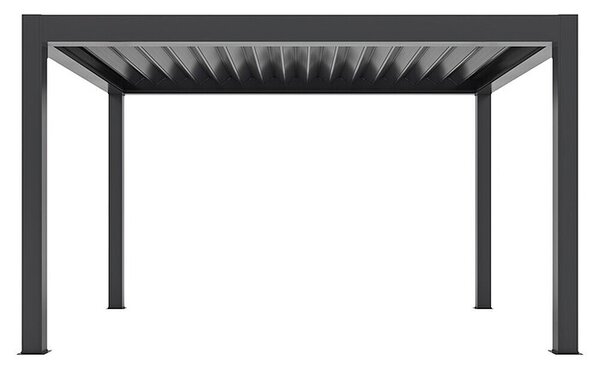 Pergola Bellano Cabrio S200 3x4 (Do x Š x V: 3.106 x 4.106 x 2.554 mm, Aluminij, Barva ogrodja: Antracit)