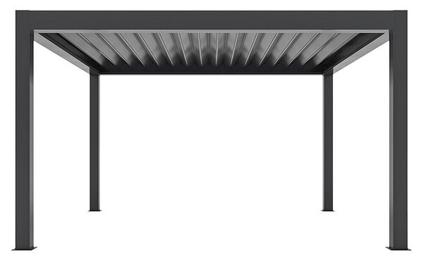 Pergola Bellano Cabrio S200 4x4 (Do x Š x V: 4.106 x 4.106 x 2.554 mm, Aluminij, Barva ogrodja: Antracit)