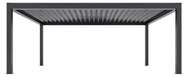 Pergola Bellano Cabrio S200 4x6 (Do x Š x V: 4.106 x 6.106 x 2.554 mm, Aluminij, Barva ogrodja: Antracit)