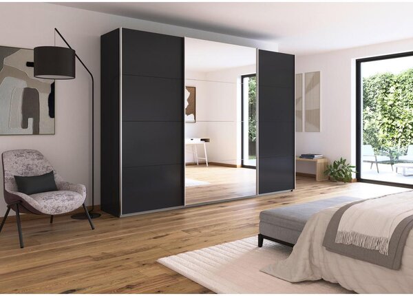 Modern Living Omara Z Drsnimi Vrati Feldkirch, Siva