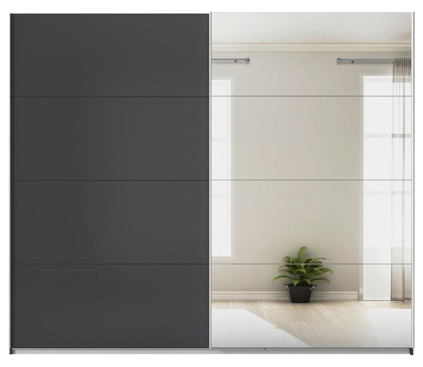 Modern Living Omara Z Drsnimi Vrati Feldkirch, Siva