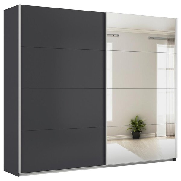 Modern Living Omara Z Drsnimi Vrati Feldkirch, Siva