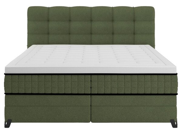 Premium Living Postelja Boxspring Carmen C, Zelena, 160x200