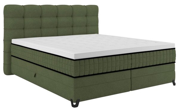 Premium Living Postelja Boxspring Carmen C, Zelena, 160x200