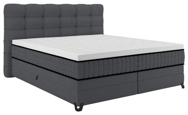 Premium Living Postelja Boxspring Carmen C, Antracit, 160x200