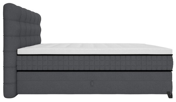 Premium Living Postelja Boxspring Carmen C, Antracit, 160x200