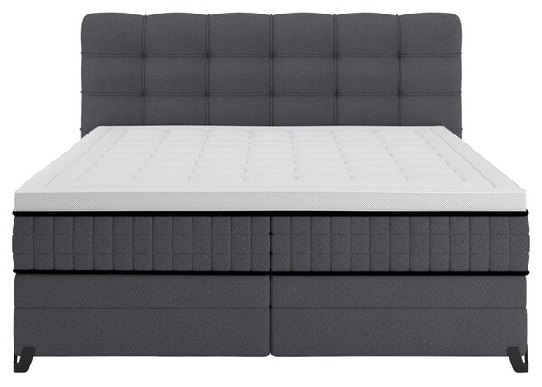 Premium Living Postelja Boxspring Carmen C, Antracit, 160x200