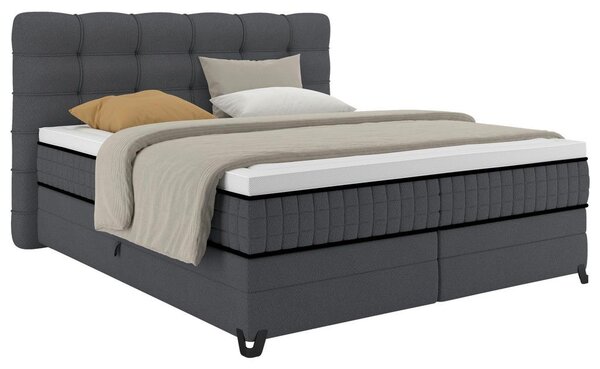 Premium Living Postelja Boxspring Carmen C, Antracit, 160x200