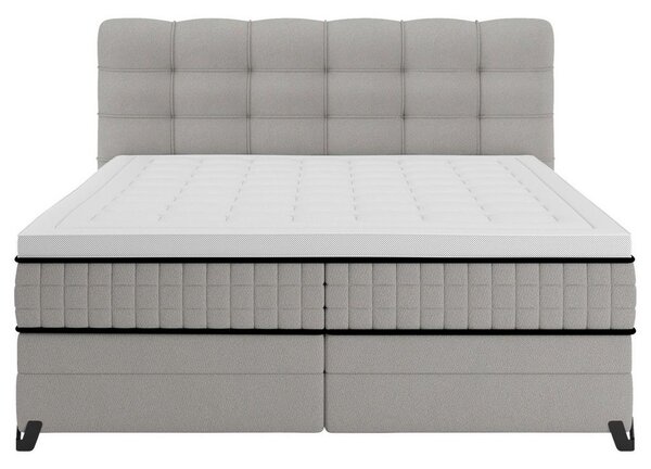 Premium Living Postelja Boxspring Carmen C, Siva, 160x200