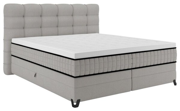 Premium Living Postelja Boxspring Carmen C, Siva, 160x200