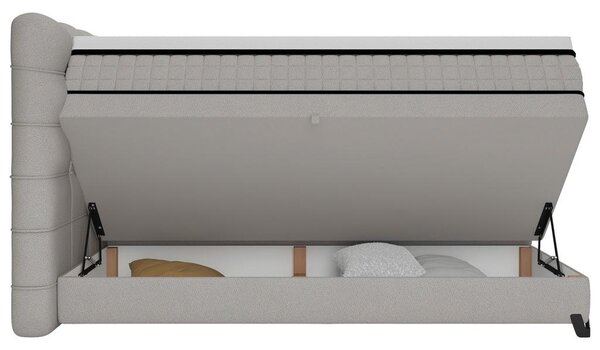 Premium Living Postelja Boxspring Carmen C, Siva, 160x200