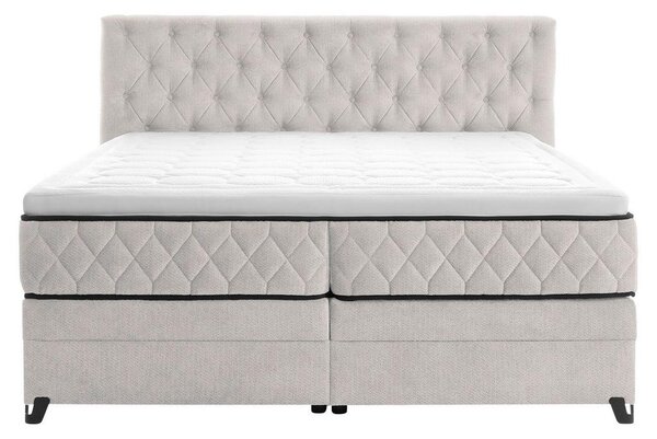 Modern Living Postelja Boxspring Carmen, Barva Šampanjca, 160x200