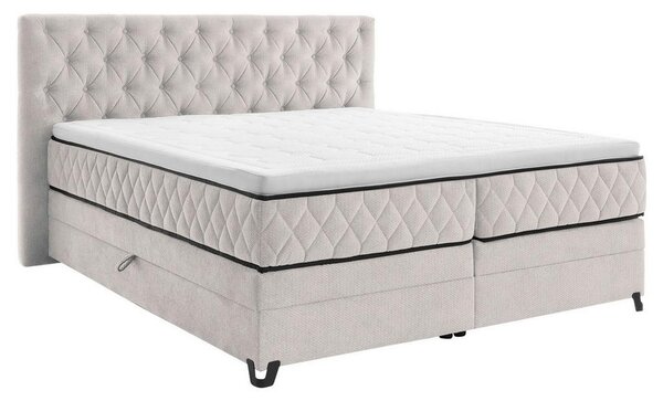Modern Living Postelja Boxspring Carmen, Barva Šampanjca, 160x200
