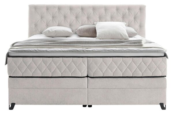 Modern Living Postelja Boxspring Carmen, Barva Šampanjca, 160x200
