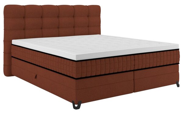 Premium Living Postelja Boxspring Carmen C, Rjava, 180x200