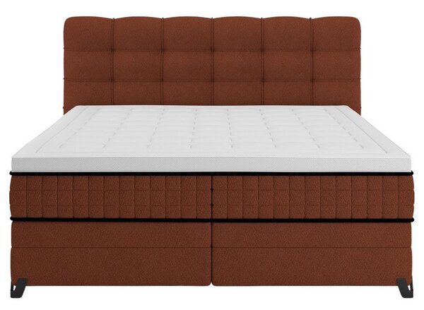 Premium Living Postelja Boxspring Carmen C, Rjava, 160x200
