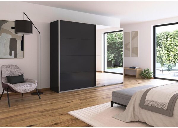 Modern Living Omara Z Drsnimi Vrati Feldkirch, Siva