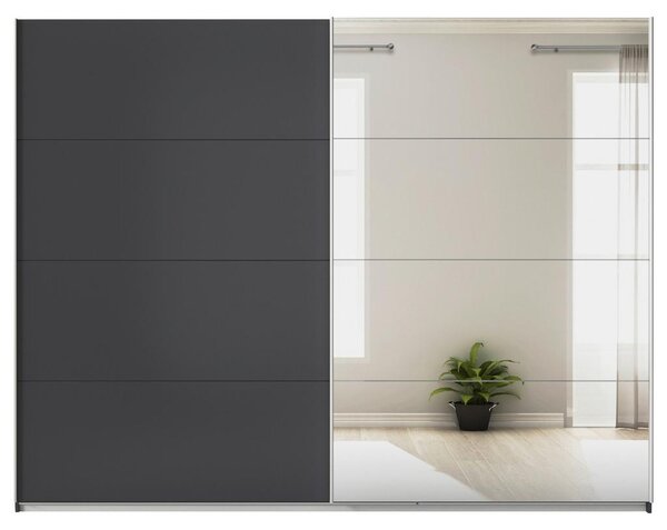 Modern Living Omara Z Drsnimi Vrati Feldkirch, Siva