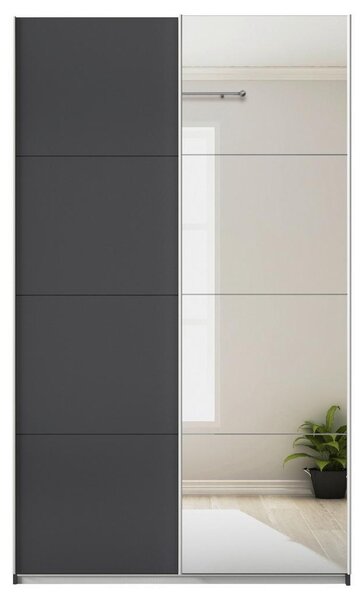 Modern Living Omara Z Drsnimi Vrati Feldkirch, Siva