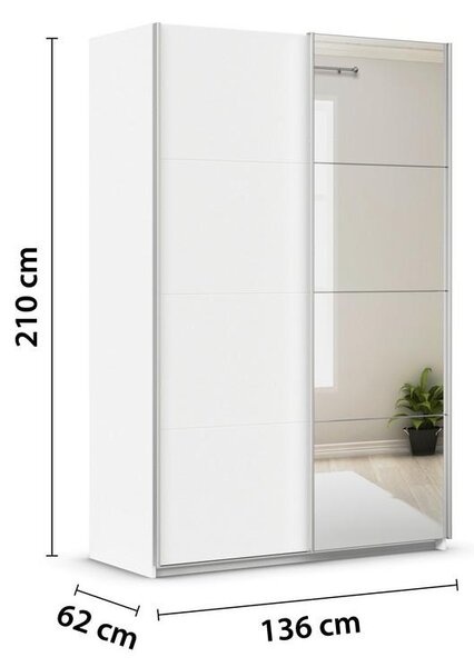 Modern Living Omara Z Drsnimi Vrati Feldkirch, Bela
