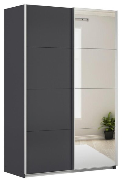 Modern Living Omara Z Drsnimi Vrati Feldkirch, Siva