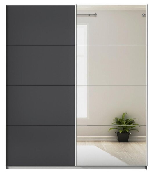 Modern Living Omara Z Drsnimi Vrati Feldkirch, Siva