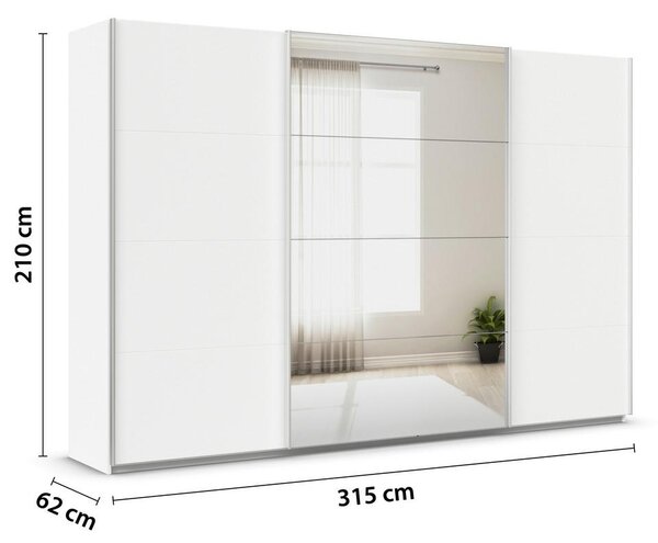 Modern Living Omara Z Drsnimi Vrati Feldkirch, Bela