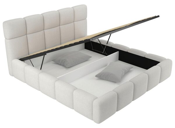 Modern Living Oblazinjena Postelja Cloudy, Krem Barva, 160x200