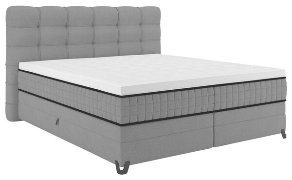 Premium Living Postelja Boxspring Carmen C, Temno Siva, 160x200