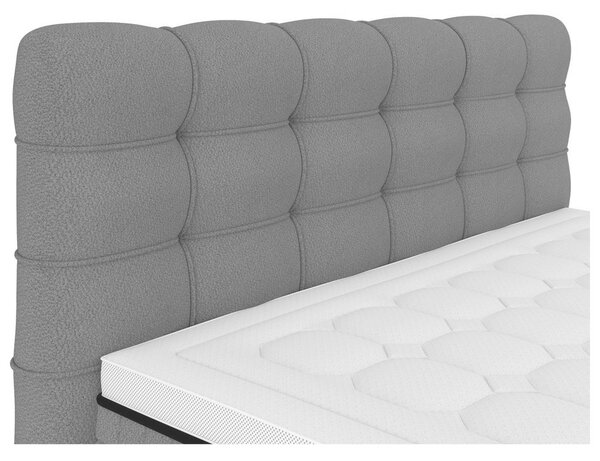 Premium Living Postelja Boxspring Carmen C, Temno Siva, 160x200