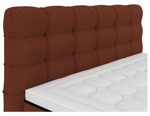 Premium Living Postelja Boxspring Carmen C, Rjava, 160x200