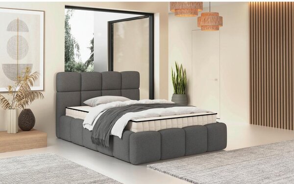 Modern Living Oblazinjena Postelja Cloudy, Siva, 120x200