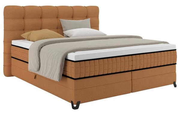 Premium Living Postelja Boxspring Carmen C, Opečnato Rjava, 160x200