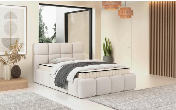 Modern Living Oblazinjena Postelja Cloudy, Krem Barva, 120x200