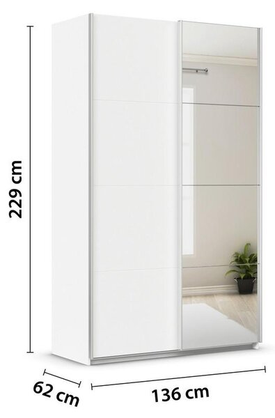 Modern Living Omara Z Drsnimi Vrati Feldkirch, Bela