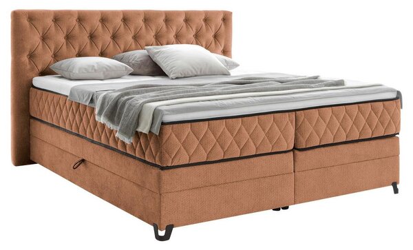 Modern Living Postelja Boxspring Carmen, Barva Lešnika, 160x200