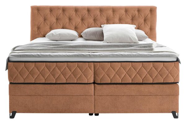 Modern Living Postelja Boxspring Carmen, Barva Lešnika, 160x200