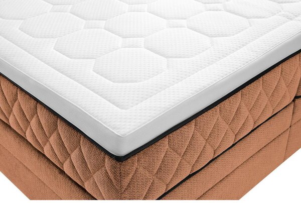 Modern Living Postelja Boxspring Carmen, Barva Lešnika, 160x200