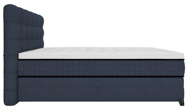 Premium Living Postelja Boxspring Carmen C, Modra, 160x200