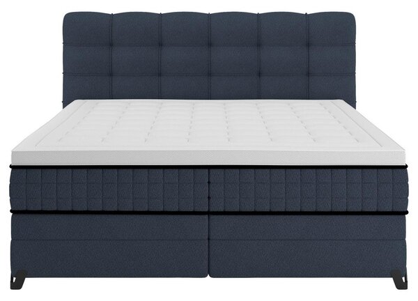 Premium Living Postelja Boxspring Carmen C, Modra, 160x200
