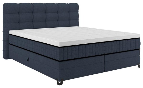 Premium Living Postelja Boxspring Carmen C, Modra, 160x200