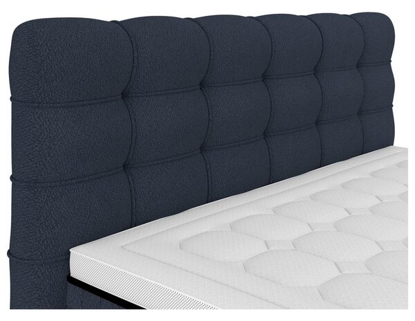 Premium Living Postelja Boxspring Carmen C, Modra, 160x200