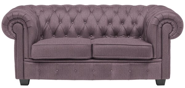 CHESTERFIELD ZOFA, sivovijolična tekstil