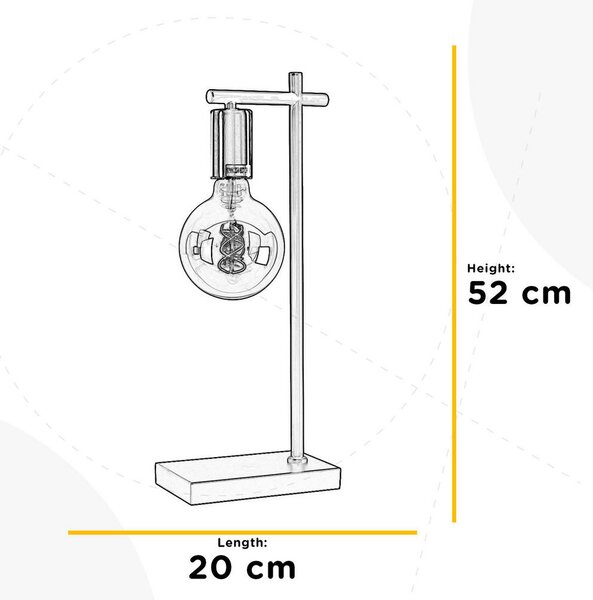 NAMIZNA SVETILKA 5098 CROSS 20/12/52 cm