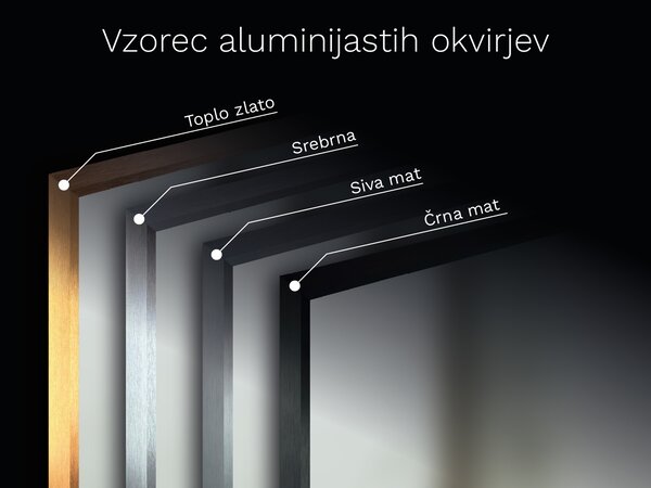 Ogledalo z okvirjem B8