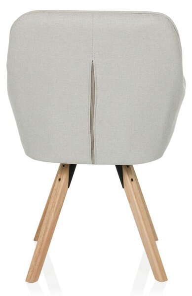 MID.YOU Naslanjač Scandi Soft, Krem Barva